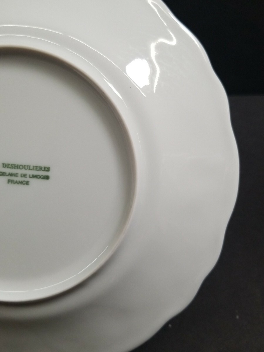Philippe PH Deshoulieres Blanc De Blanc 8-5/8” Plate Porcelain