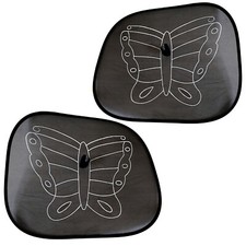 2x Auto Sonnenschutz Universal Sonnenblende Seitenscheibe Baby UV Schutz Tönung