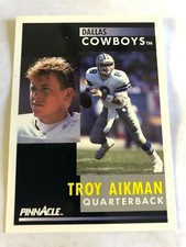 1991 Pinnacle Troy Aikman #6 Dallas Cowboys