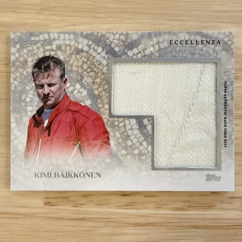 Kimi Raikkonen 2025 Topps Eccellenza Reliquia Race Used Suit F1 relic