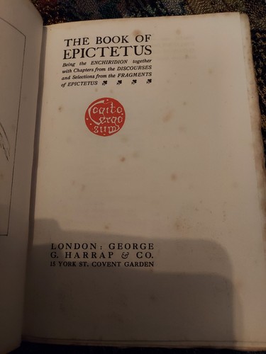 The Book Of Epictetus (No Date) Arranged By T. W. Rolleston - Picture 12 of 24