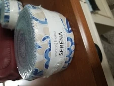 Windham Fabrics Jelly Roll - 2.5 Inch Strips - Cotton , "SERENA" 