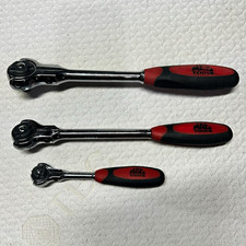 1/4” 3/8” 1/2” BI-MATERIAL SWIVEL-HEAD RATCHETS