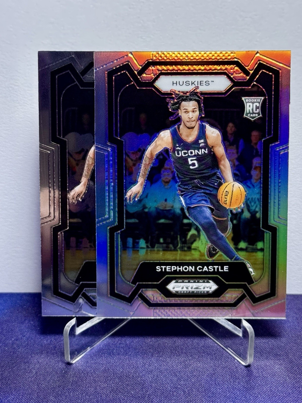 2024 Panini Prizm Draft Picks - Stephon Castle #17 Silver Prizm (RC) + Base