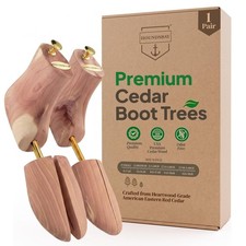 Cedar Boot Trees for Men 7.5-9 M, Boot Shoe Tree Shaper 1Pair