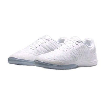 10.5 Size Nike Lunargato II Indoor Mens Soccer Cleats White Chrome