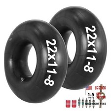 22x11-8 Inner Tubes - 21x11-8 Inner Tubes with TR6 Valve Stems, 2 Pack 2 PACK