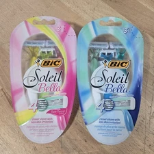 (2-Packs) Bic Razor Soleil Escape   3 in each pack. 6 Total Razors! NEW
