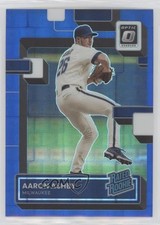 2022 Panini Donruss Optic Rated Rookie Blue Pandora Prizm 33/99 Aaron Ashby 0wc9