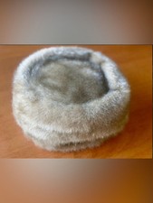 Vintage 1950s Mink Pillbox Hat - Handmade by my Sicilian Nonna