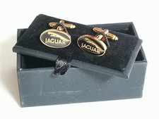 Jaguar  Cufflinks Business Gift Suit Golden Car Logo in Cuffinks Box