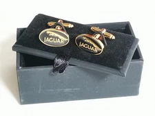 Jaguar   Cufflinks Business Gift Suit  Golden Car  Logo  in Cuffinks Box