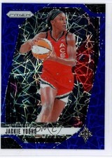2024 Panini Prizm WNBA Blue Velocity Prizm Jackie Young #1 0jn9