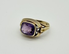 Ring aus 585er Gold / 14K mit Amethyst ca 4,8g