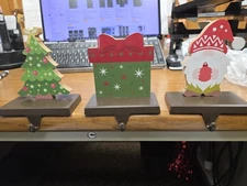 3 - Stocking Hook Mantle Decoration