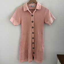 Free People Beach FP Beach New Aterrnoon Mini Dress Exposed Front Buttons Small