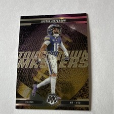 2025 Panini Mosaic Justin Jefferson #4 Touchdown Masters Insert Vikings NFL