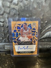 2024-25 Panini Mosaic Michael Olowokandi Orange Scripts Autograph 11/25 Clippers