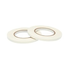 3/8 Inch x 180 Yards White Produce Poly Bag Sealing Tape 2.3 Mil 96 Rolls