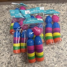 5 Pks 14 Count Easter Treat Eggs Containers Large
