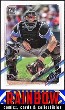 2021 Topps #593 Chad Wallach Miami Marlins