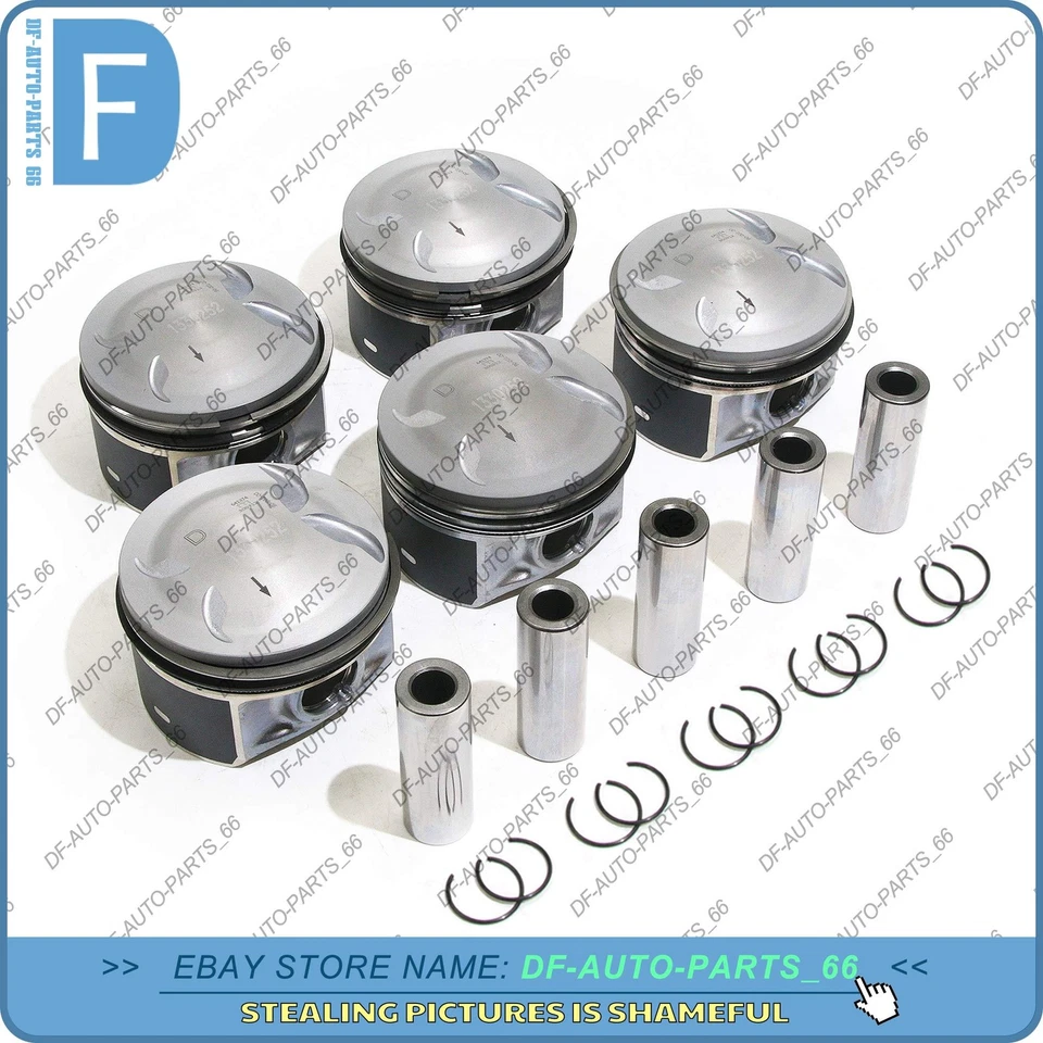 Juego de pistones y anillos STD para Volvo V40 V60 XC60 S60 S80 B5204T9 B5204T8 2.0 L5 Foto 2 de 4