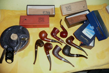 Pfeifen Konvolut-8 Marken Pfeifen Vauen-Peterson-St.Claude.....825 Silber Ränder