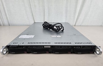 Supermicro 815-S6X12 1U Server Xeon Silver 4310 96GB 2x RTX A4000 NO DRIVES