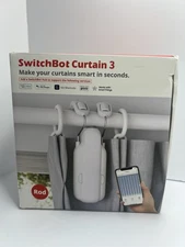 SwitchBot ‎Curtain Rod 3 Smart Opener Electric Motor Wireless Bluetooth Remote