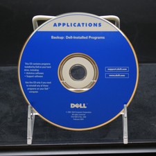 Dell Backup Dell-Installed Programs CD 2001