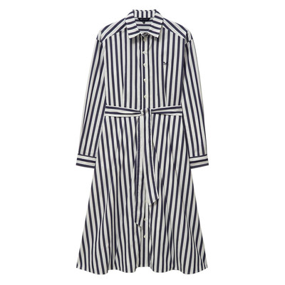 Crew Clothing Damen Eleanor Hemdkleid marine weiß gestreift Größen UK8 bis UK18