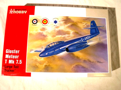 1/72 Special Hobby  RAE Trainer Gloster Meteor T Mk 7.5 Large Tail # 72317