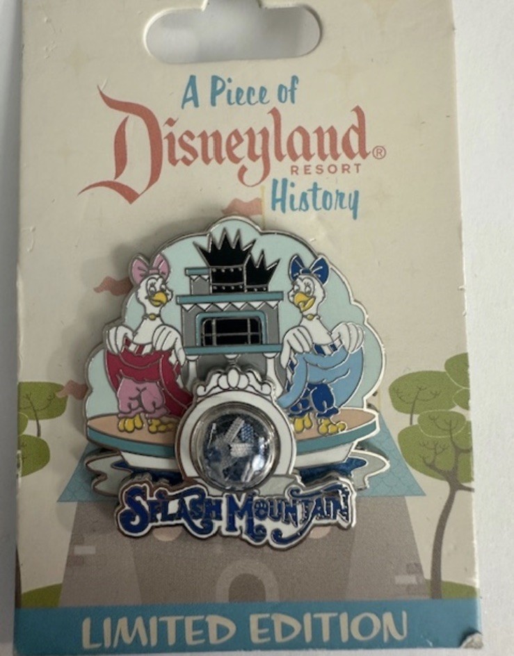 DL Splash Mountain Piece Of Disney History LE Disney Pin B