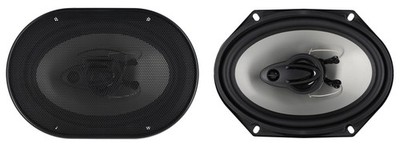 Pair Rockville RV68.3A 6x8'' 3-Way Car Speakers 900 Watts/170 Watts RMS CEA Rated