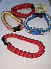 Lot Of 4 Paracord Bracelets
