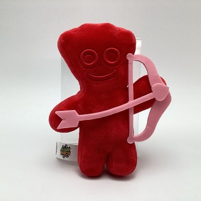 Frankford Rare Valentines Cupid Bow Arrow Red Sour Patch Kid Plush 7  Candy