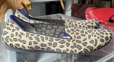 Rothys Womens 8 Cheetah Print Flats 