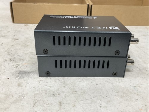 Paire (2) convertisseur de média fibre Gigabit Networx FT-1000MM-ST850 avec adaptateur secteur - Photo 8/13