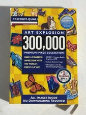 Art Explosion 300,000 Premium Image Collection CD-ROM PC