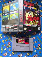 Taz-Mania (Super Nintendo SNES, 1992) With Case