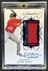 2020 Panini Flawless Juan Soto Patch Auto Autograph Sapphire #/10 Nationals