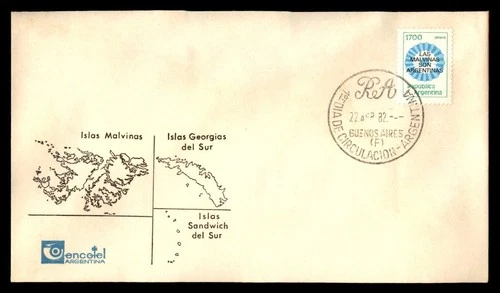 Mayfairstamps Argentina FDC 1982 Las Malvinas Son Argentinas First Day Cover aaw
