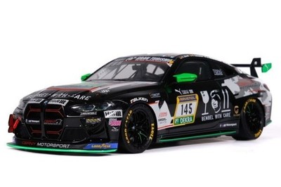 OttO mobile OT1172 1/18 BMW M4 GT4 Motorsport Resin Modellauto, Schwarz #145