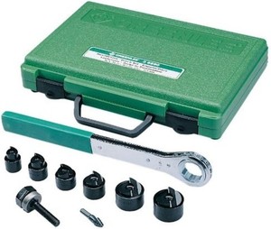 GREENLEE  3-6690  KNOCKOUT PUNCH DRIVER KIT-  9, 11, 13, 16, 21 and 30. 5mm