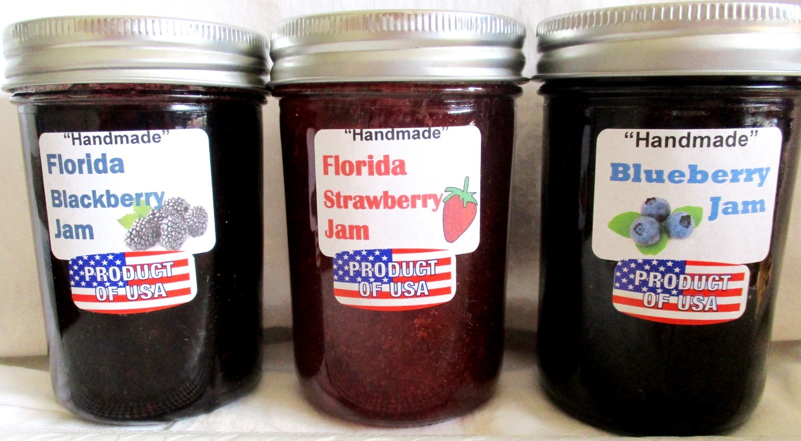 Florida Berry Jams, 3 Delicious Handcrafted Flavors, Check Us Out! | eBay