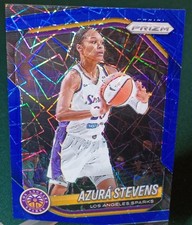 Azurá Stevens 2025 Panini Prizm Blue Velocity Los Angeles Sparks #64