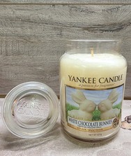 Yankee Candle Large Jar White Chocolate Bunnies Retired 623g Rare 2017 Pour VHTF