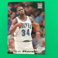 Isaiah Rider 1993-94 Topps Stadium Club Rookie Card #234 Minnesota Timberwolves. rookie card picture