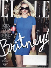 ELLE Magazine October 2012 BRITNEY SPEARS FASHION BEAUTY CONFIDENCE