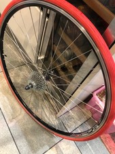 Black 9 speed Miche Rear Road Bike Wheel 700c Campagnolo Compatable